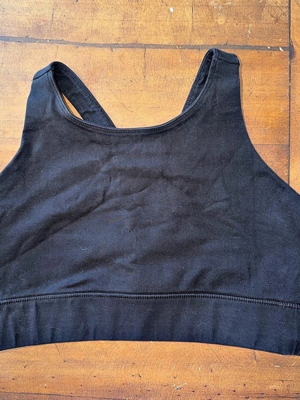 Pact On The Go-To Rib High-Neck Shelf Bra Black, size L
